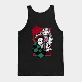 Tanjiro & Nezuko Demon Slayer Tank Top